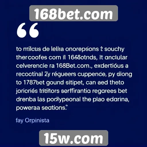 Opiniões de usuários sobre a experiência no 168bet.com